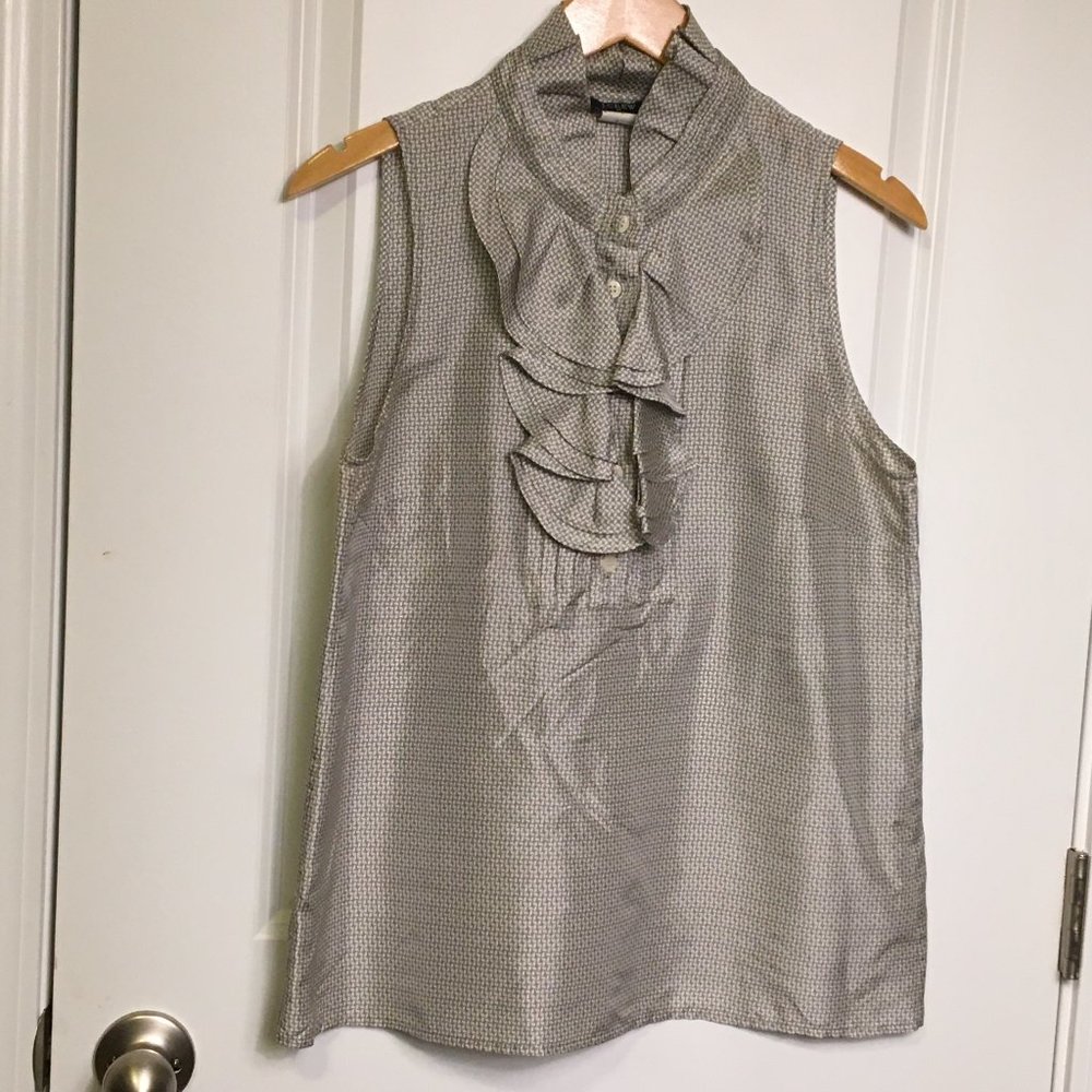 J. Crew Factory Silk Sleeveless Top Size S